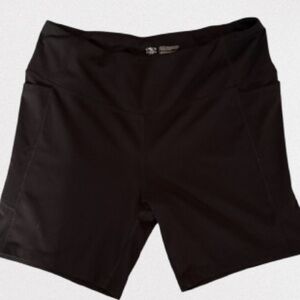 Athletic Works Black Bike Shorts